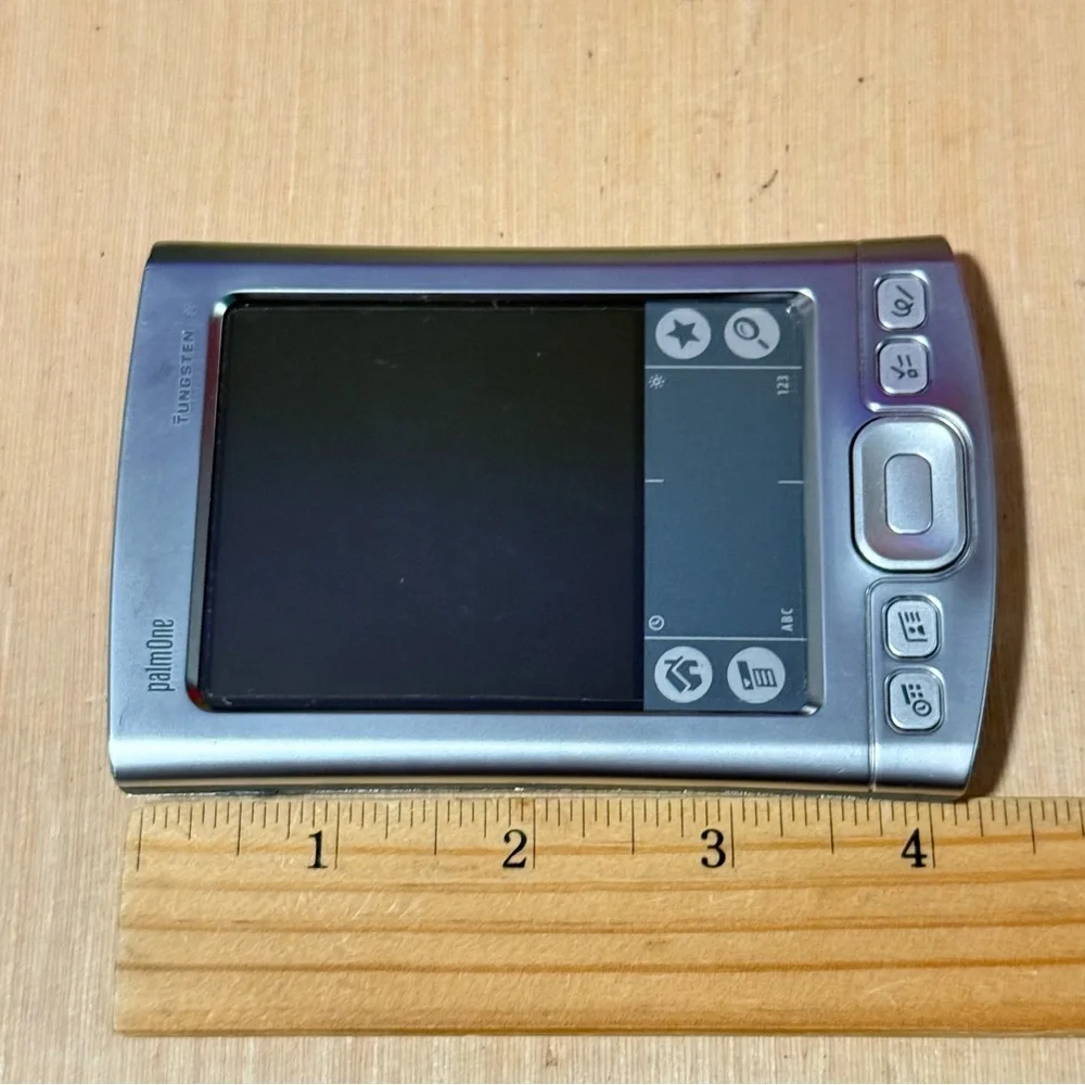 Palm Tungsten E2 PDA “UNTESTED”No Charger Good Condition w/stylist-Pen Read Info